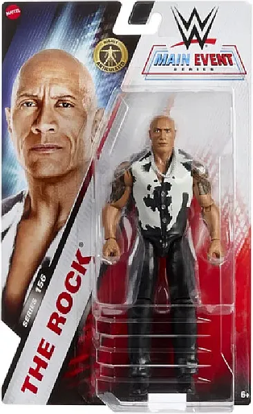 WWE MAIN EVENT SERIES ACTION FIGURE THE ROCK 15 CM